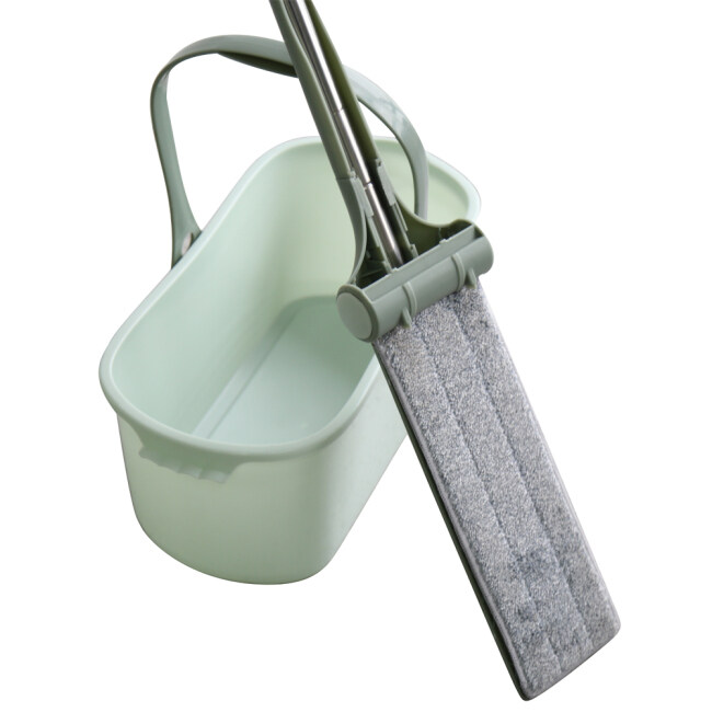 Multipurpose Double Sided Stand up Microfiber Flat Mop Bucket