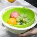 Multifunction Plastic Kitchen Drain Basket Steamer Vegetables Fruit Baskets Wash Bowl and Colander