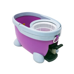Four Functions Rotating Mop Bucket with Foot Pedal
