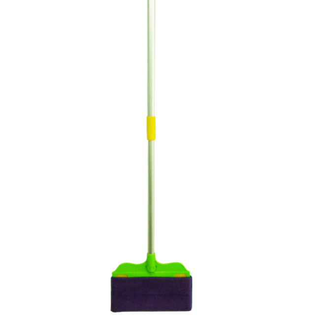 Foldable Handle Pole Window Cleaning Flat Mop Broom