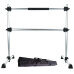 BNcompany Non-Slip Portable Training Barre for Adult and Kids Aluminium 5FT Freestanding Double Ballet Barre Bar
