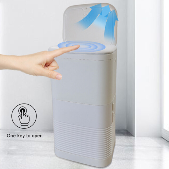BNcompany 100%ABS+PP plastic baby diaper pail trash bin controls odour